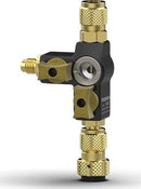FIELDPIECE 1/4″ VALVE CORE REMOVAL TOOL DUAL VALVE WITH SIGHT GLASS A2L COMPATIBLE