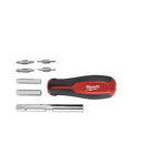 MILWAUKEE - 6-IN-1 STUBBY MULTI-BIT SCREWDRIVER