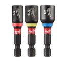 MILWAUKEE - 3PC 1-7/8" MAG NUT DRIVE SET