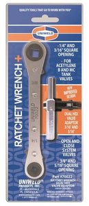 UNIWELD RATCHET WRENCH FOR ACETYLENE B/MC TANK VALVES