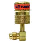 UNIWELD EZ TURN 1/4 MF X 5/16 FF 90 DEG ANTI-BLOWBACK