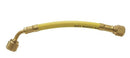 UNIWELD BALL VALVE W/6'' HOSE 1/4'' BEND YELLOW