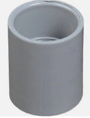PVC COUPLING 1/2" GREY