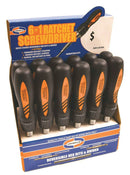 UNIWELD 6 IN 1 RATCHET SCREWDRIVE - R PKG 12